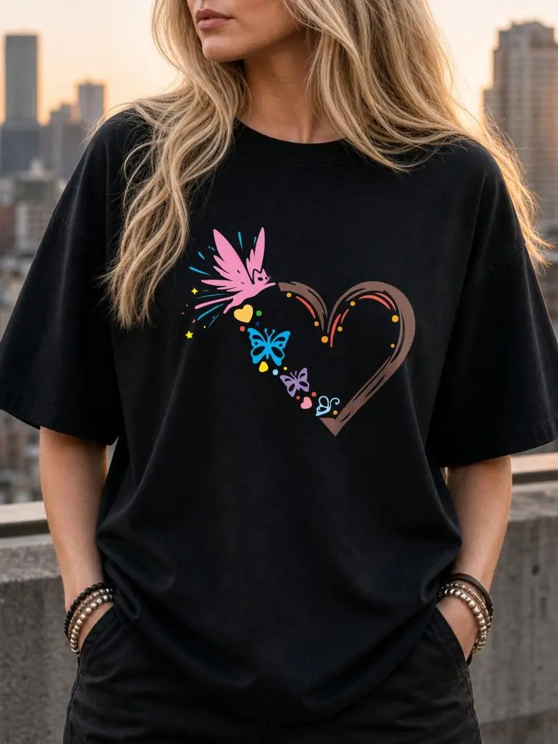 Simple Everyday T-Shirt for Women Men, Relaxed Minimal Tee, 100% Cotton Unisex Crewneck Short Sleeve Shirt, Soft Comfortable Breathable Casual Basic for Home, Office, Vacations, Layering and Daily Style