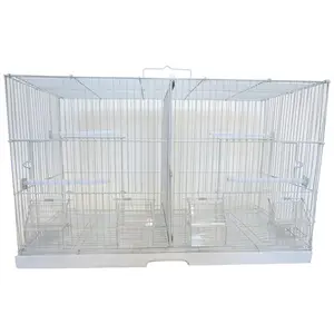 YML 2414WHT 0.37 in. Canary Finch Breeding Cage, White - Small