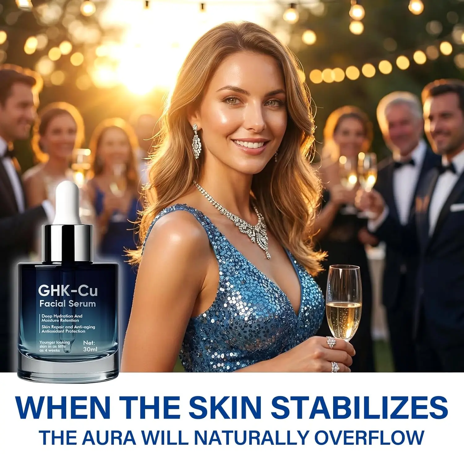 ghk-cu revitalizing essence serum for youthful skin reviews Copper Peptide Anti-Aging Facial Serum, 30ml Luxury Skincare with Glycerin, Lightweight Texture, Repair, Deep Hydration, Radiant Moisture Boost Size:Hospira Pfizer® – Bacteriostatic Water | 30 mL (Single Vial) Core_Product GHK-Cu Peptide: Lab-Verified Research