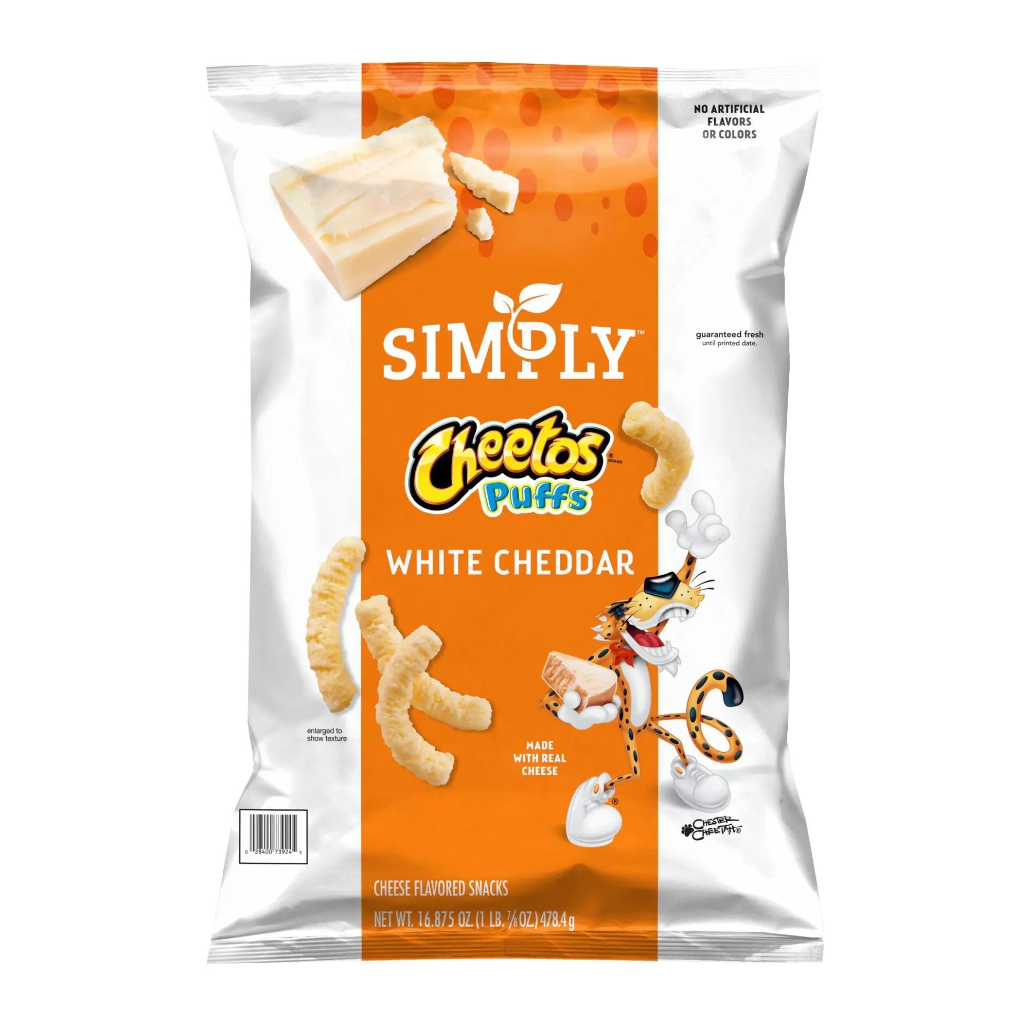 Frito Lay Simply Cheetos Puffs White Cheddar Cheese Snacks, 16.875 oz. Frito Lay Simply Cheetos Puffs White Cheddar Cheese Snacks, 16.875 oz.