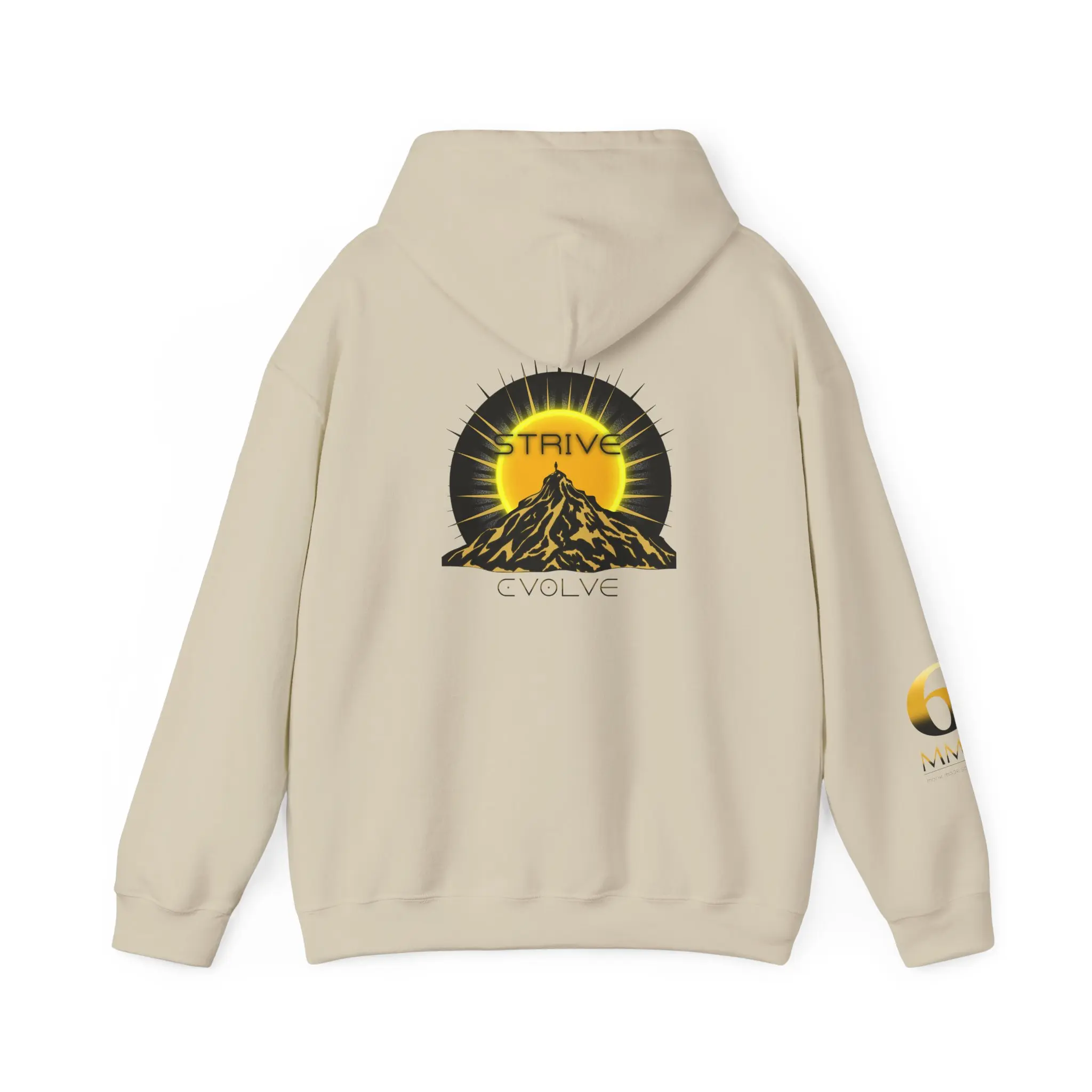 Monk Mode Society - Sacred Steps Collection 6:  Rise. Strive. Evolve. Unisex Heavy Blend™ Hooded Sweatshirt hoodies nz