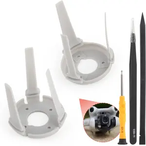 Replacement for DJI Mini 4 Pro Gimbal Shock Absorption Rubber for DJI Mini 4 Pro Damper Rubber Gimbal Camera Shock Absorber Drones Accessories Parts with Repair Tools(Left and Right Rubber)