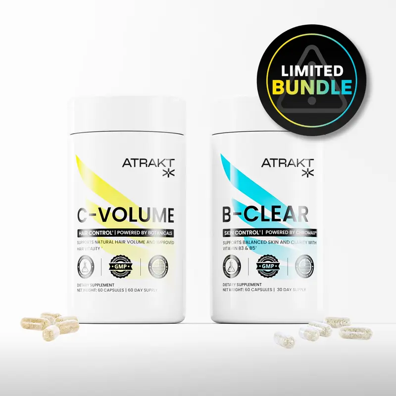 HAIR + SKIN PROTOCOL - ATRAKT - C-VOLUME + B-CLEAR Formula Bundle