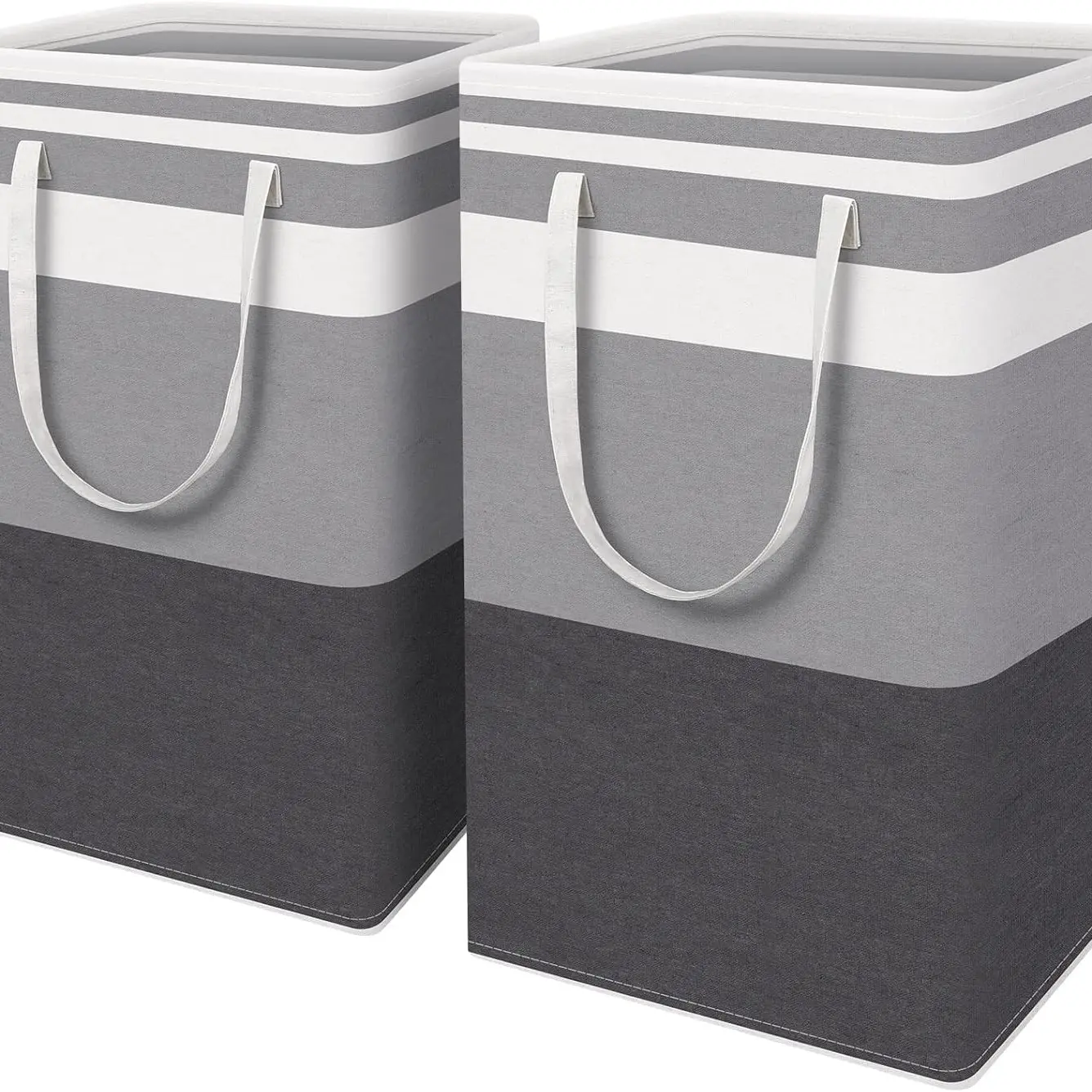 Large Waterproof Laundry Basket, Foldable High-Tube Design, Long Handle, Collapsible Laundry Hamper, Ideal for Dorms & Home Storage, Gradient