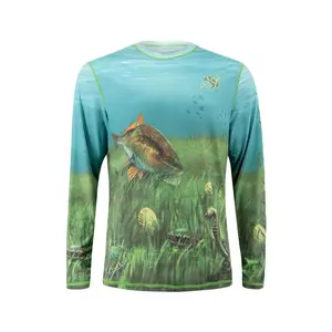 Scallop/Snorkeling Long Sleeve Shirt