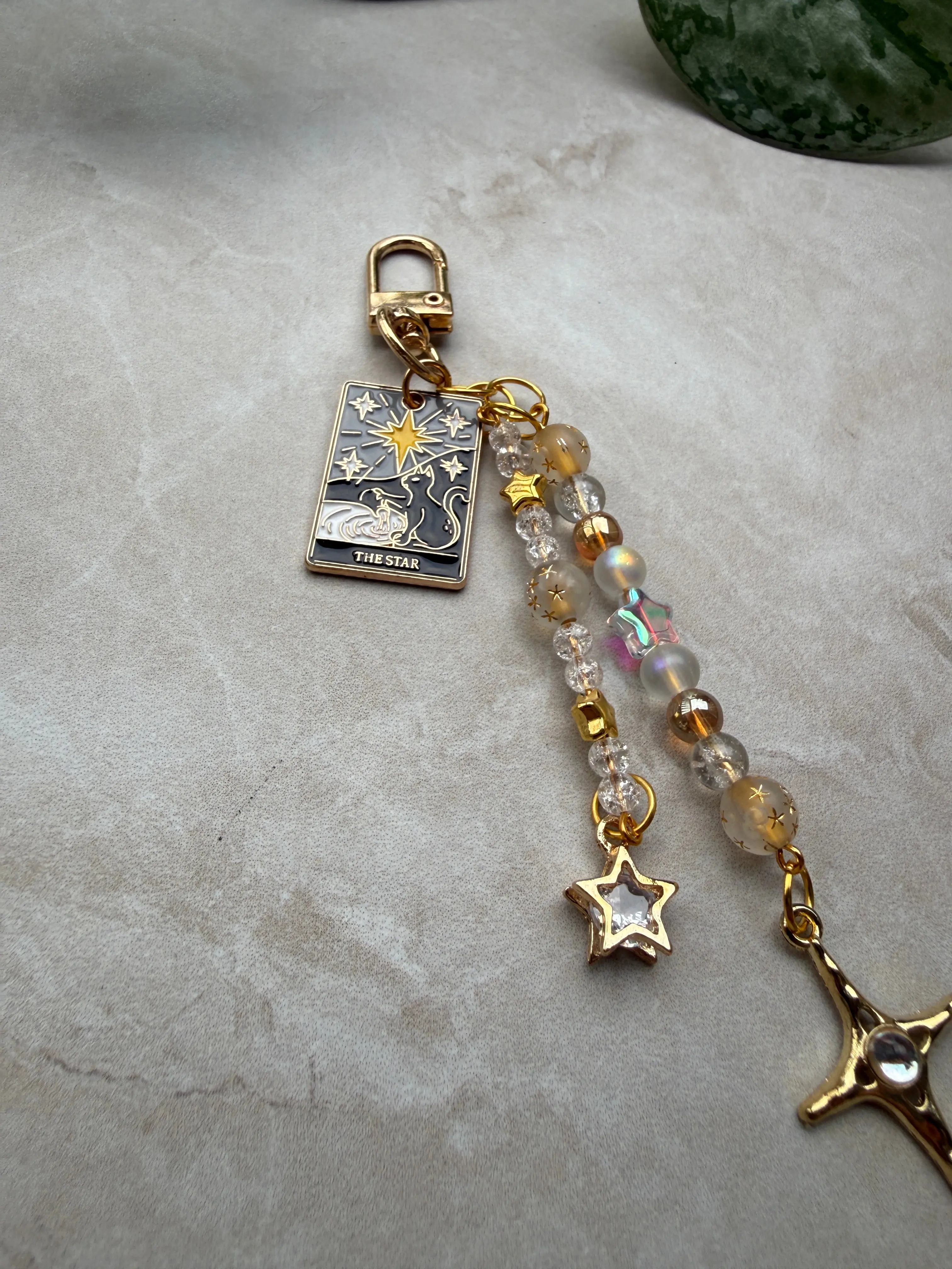The Star Tarot Card Keychain