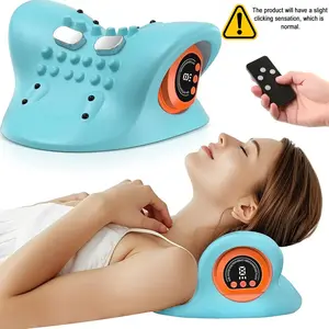 Electric Neck and Shoulder Massage Pillow, USB-Powered Deep-Tissue Trigger Point Massager with Ergonomic Rechargeable Design, Perfect Christmas Gift