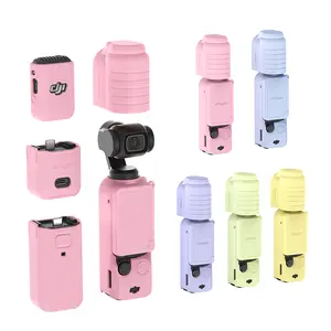 Festival gift Silicone Protective Case with Lens Cover for DJI Osmo Pocket 3, Colorful Camera Protective Accessories, Essential Accessory for Action Camera Enthusiasts, Smartphone
