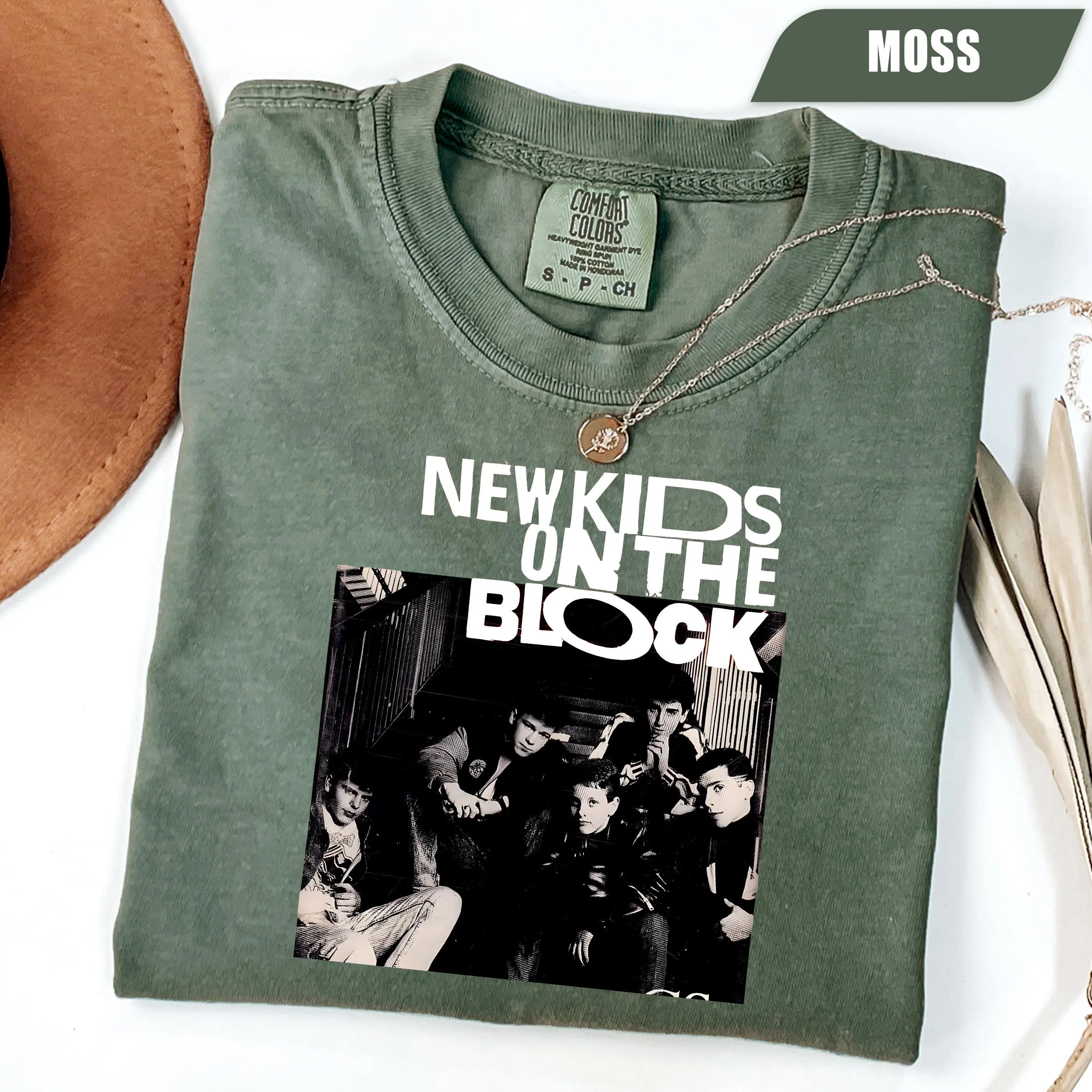 Comfort Colors NKOTB Vintage T-Shirt, New Kids On The Block T-shirt, Classic Rock Concert Tee, NKOTB Concert T-shirt, NKOTB Fan Shirt Gif