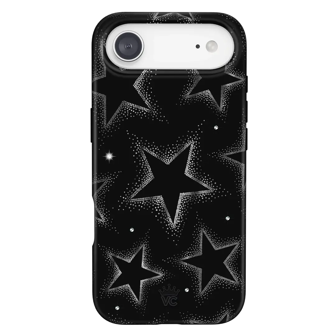 Crystal Chrome Stars iPhone Case