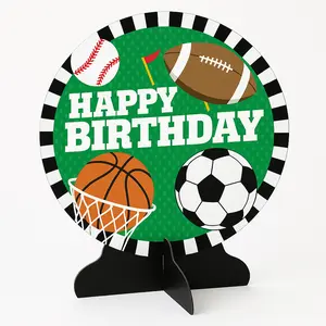 All Star Sports Birthday Table Centerpiece