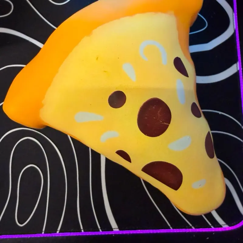 Pizza squishy XL cream filled slow rise stress relief toy