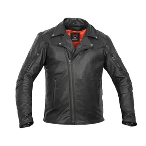 Neon Apex Men's Leather Motorcycle Jacket