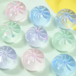 4 Mini Cute Buns, Pinch and Drop Glue Buns, Stress Relieving Toys, Ventilation Aid, Party & Festival Gifts, Fun Artifacts