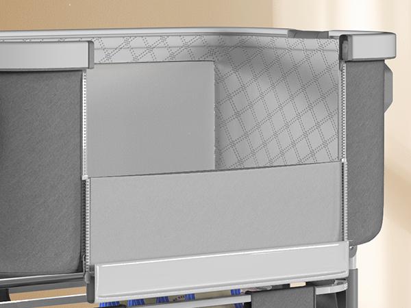 Rocking Bassinet for Baby, Electric Baby Bassinet Automatic 5 Rocking Motion Bassinet Bedside Sleeper for Newborn, Auto Rolling Baby Cradle 6 Height Adjustable with 4 Lullabies Rocking Bassinet for Baby, Electric Baby Bassinet Automatic 5 Rocking Motion Bassinet Bedside Sleeper for Newborn, Auto Rolling Baby Cradle 6 Height Adjustable with 4 Lullabies