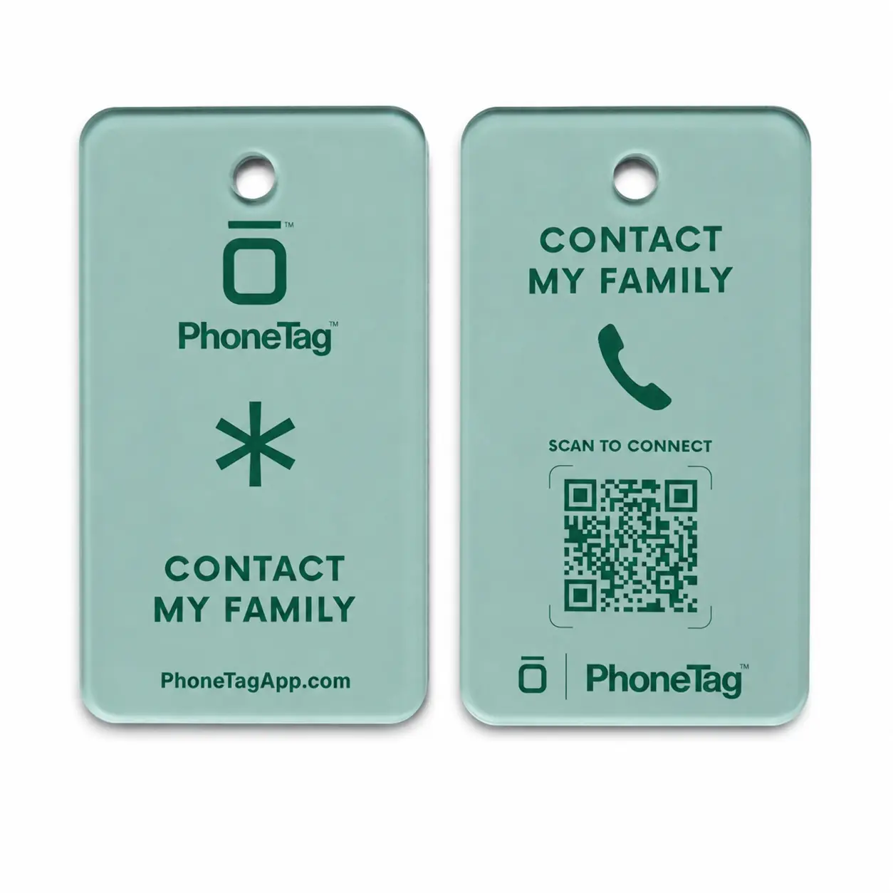 PhoneTag Smart QR Tag – Keeps You Connected & Your Information Private - Live Video Calls, Voice & Messaging, Tag Location + AI Assistance