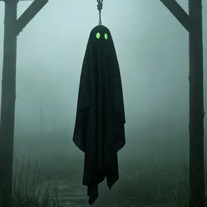 Latest Night Glow Ghost Pendant, Halloween Decoration, Unique Holiday Ornament, Perfect for Parties and Events