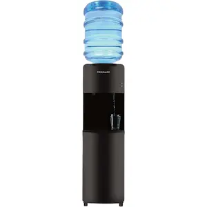 Frigidaire EFWC498 - Top Loading Cooler Dispenser -Hot & Cold Water - Child Safety Lock - Innovative Slim & Sleek Design, Holds 3 or 5 Gallon Bottles - Black