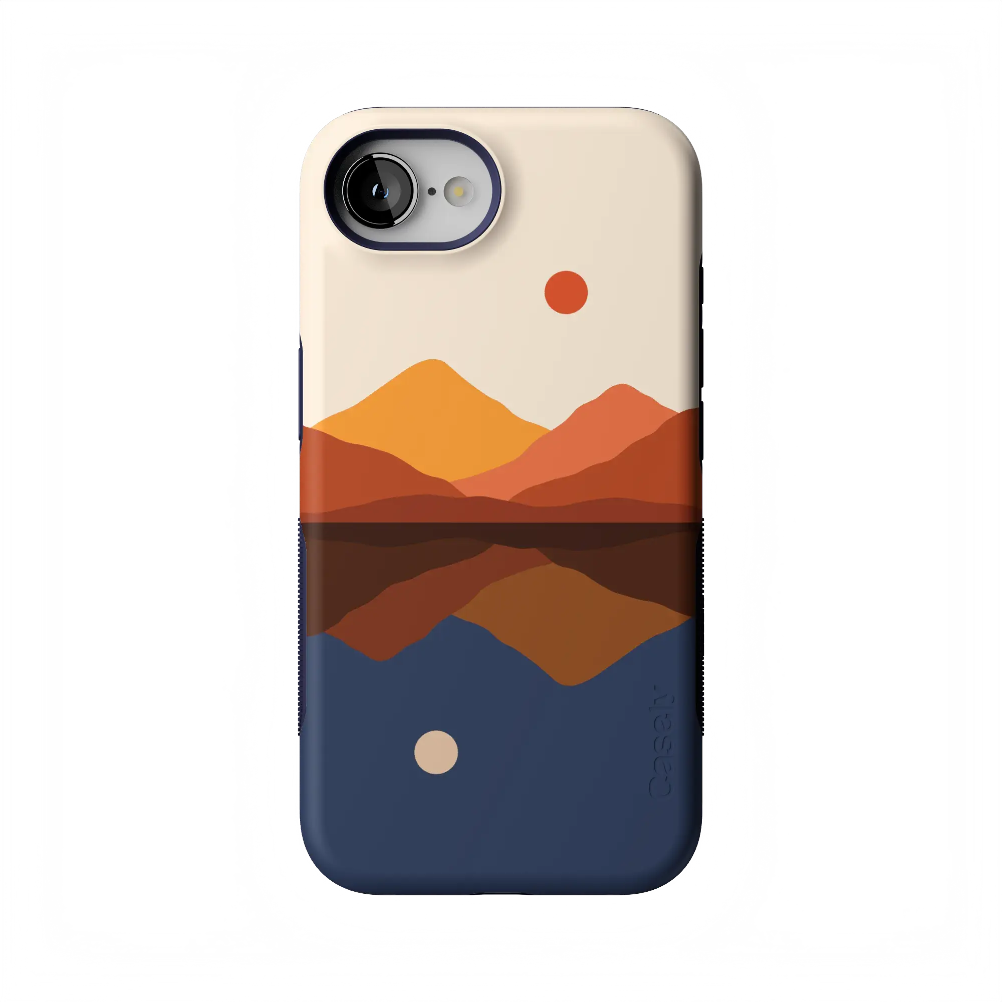 Casely Opposites Attract | Day & Night Colorblock Mountains Bold MagSafe Case