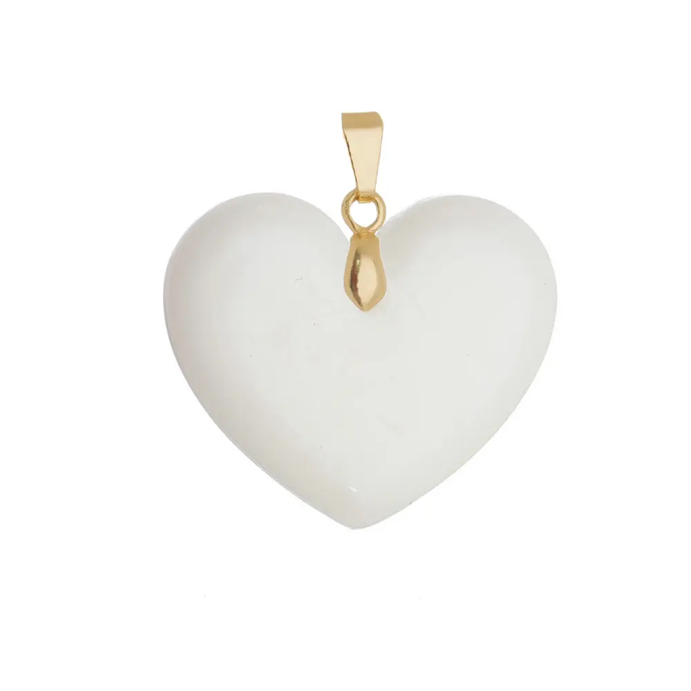 Chubby Heart Pendant - Breast Milk Jewelry
