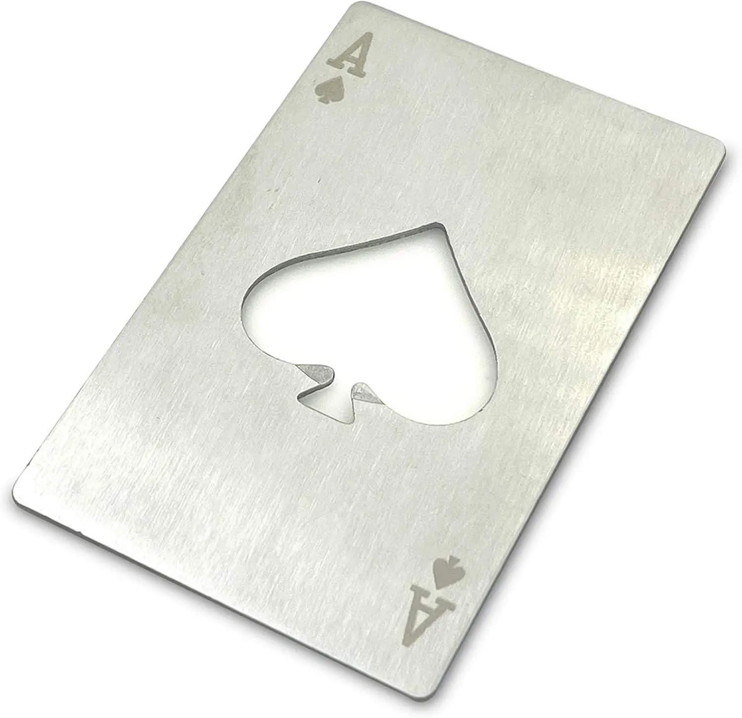 Stainless Steel Ace of Spades Bottle Opener ，Creative Tool， Multi-Purpose Beer Bottle Opener， Gadgets Kit Tools Poker Gear