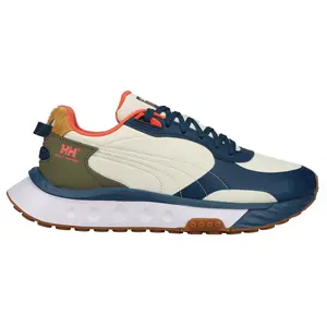 PUMA Mens X Helly Hansen Wild Rider Lace Up Sneakers Shoes Casual - Blue