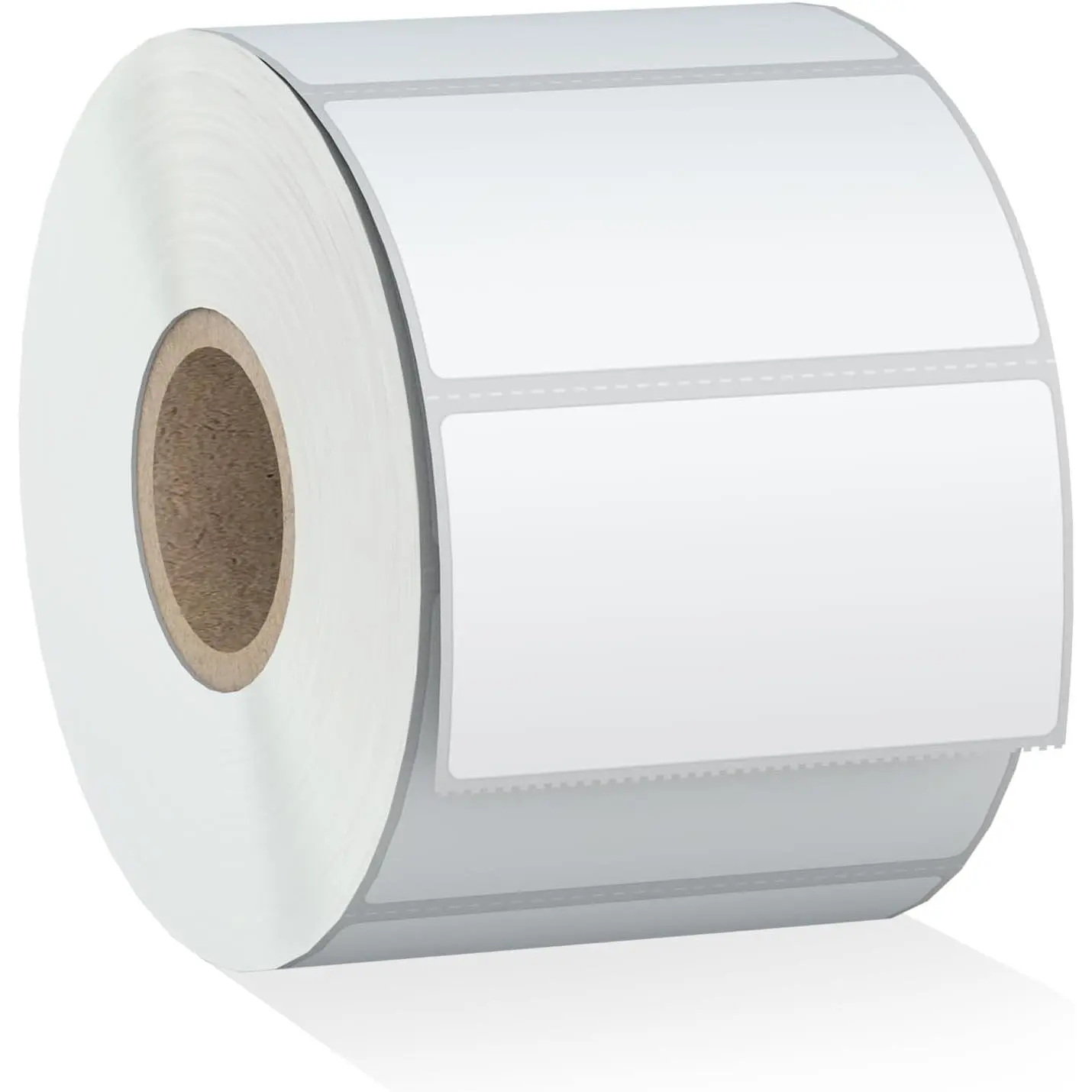 2.25x1.25 1000 Labels Rectangular White Direct Thermal Stickers Labels Roll Compatible with Zebra, Rollo, MUNBYN, Self-Adhesive Direct Thermal Labels