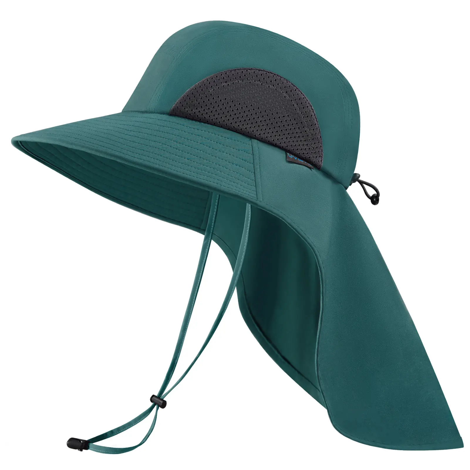 UPF 50+ Foldable Sun Hat with Wide Brim and Large Neck Flap for Men Women UV Rollable UPF 50+ Sun Hat with Neck Flap for Women and Men  main image 4