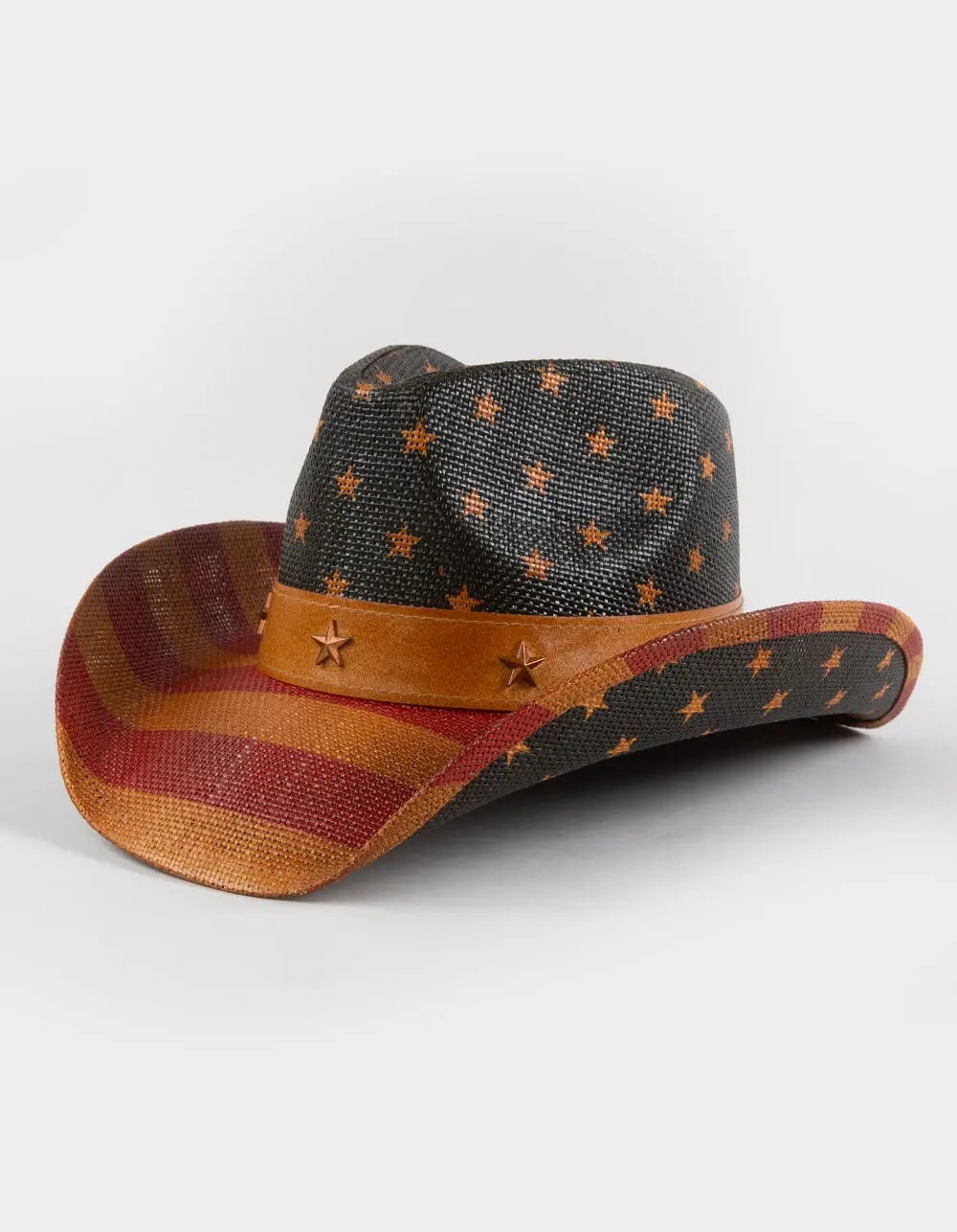 Americana Womens Cowboy Hat, Red Combo