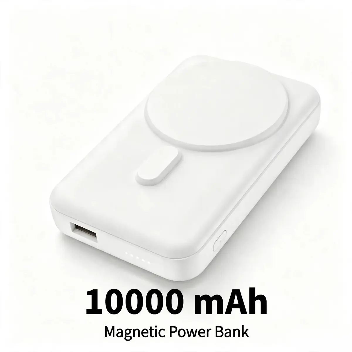 Magnetic Wireless Portable Charger 10000mAh, MagSafe Compatible  with Foldable Stand, 20W  Charging Battery Pack with USB-C & USB-A Ports for iPhone17/16/15/14/13/12 Series -black charge