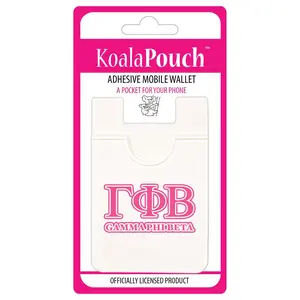 Gamma Phi Beta Koala Pouch - Greek Letters Design - Phone Wallet