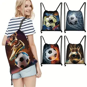 World Cup Drawstring Bag 2026 Soccer Merchandise,International Flags Trophy Football Decor Accessories Great Gifts For Fans,Multicultural Travel Gym String Bag For World Cup Events, Sports&Daily Use