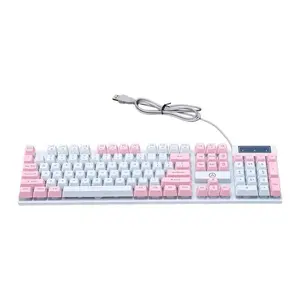 Creative Silent Keyboard for Gifting and Personal Use, Illuminated Gaming Keyboard, Wired Connection, Ideal for Gamers and Enthusiasts