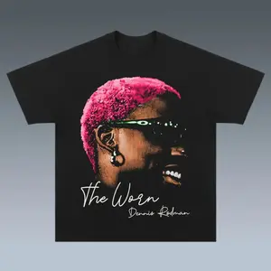 [ 100% Cotton] VINTAGE TEE, DENNIS RODMAN ,gift for fan, Gift For man Top menswear Underwear Tshirt