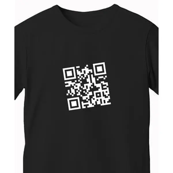 QR Code "Rickroll" T-Shirt QR Code "Rickroll" T-Shirt
