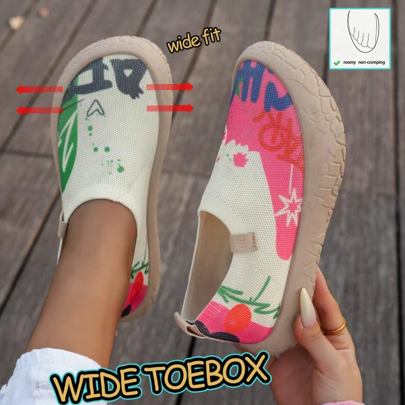 Women'S Round Toe Soft Sole Comfortable Casual Athletic Shoes - Barefoot Shoes, Women Shoes, Sneakers