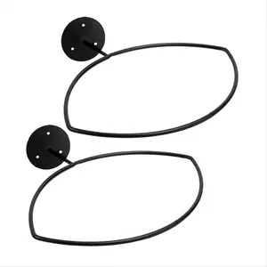 2 Packs Football Holders , Wall Mount Football Holder Football Display Stand, Football Room Decoration