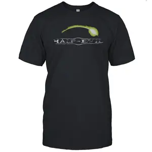 Half Evil HALO3 T-Shirt Gaming Inspired Graphic Tee Edgy Streetwear Cotton Shirt