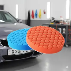 Professional DA Polishing Pad Kit: 3-7 Inch Buffing Wheels, Tear-Resistant Foam & Wool, Car Paint Correction & Mirror Finish, High-Temp Resistant, Compatible with 6000 RPM Polishers.