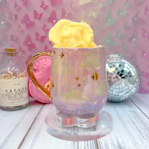 Gold Pink Cloud Sunset Ceramic Mug TikTok