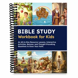 Bible Study Workbook for Kids: Lessons, Activities, Quizzes, and Questions to Deepen Your Faith (Bible Study Activity Books)