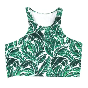 SwimZip Women's UPF 50+ Halter Bikini Top
