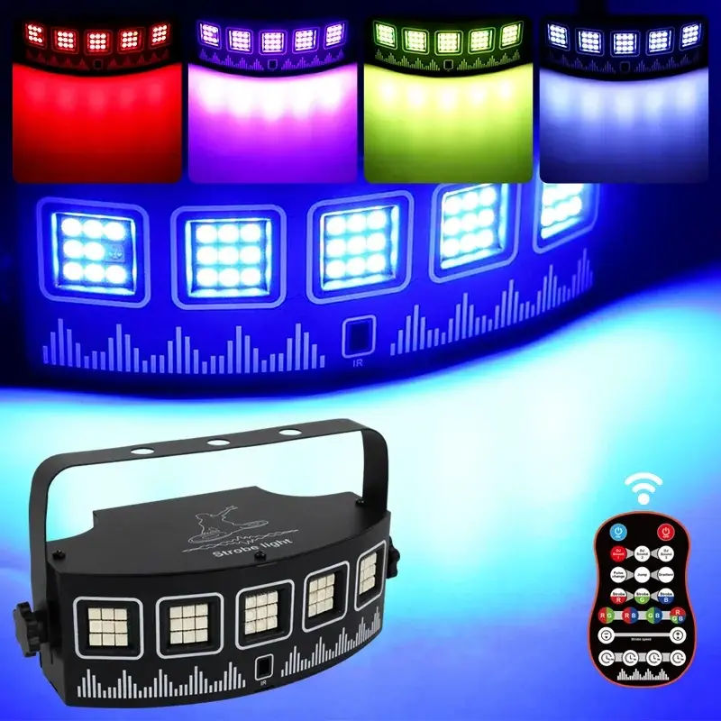 Flashback Events Party Lights Mini Strobe Light Sound Active for Karaoke Birthday Bar Stage Halloween holiday parties Rave Parties House Parties