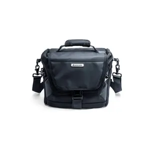 Vanguard VEO SELECT 28S BK Shoulder Bag Black Anti-Shock Water-Resistant Scratch-Proof Total-Coverage Rain Cover DSLR Camera Bag with Tablet Pocket & Tripod Link