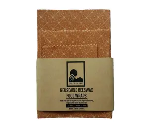 Reusable Beeswax Food Wraps for Sustainable Kitchen Storage - Containers Containers Kitchen