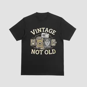 Vintage Not Old Shirt Retro Camera Photography Lover Tee