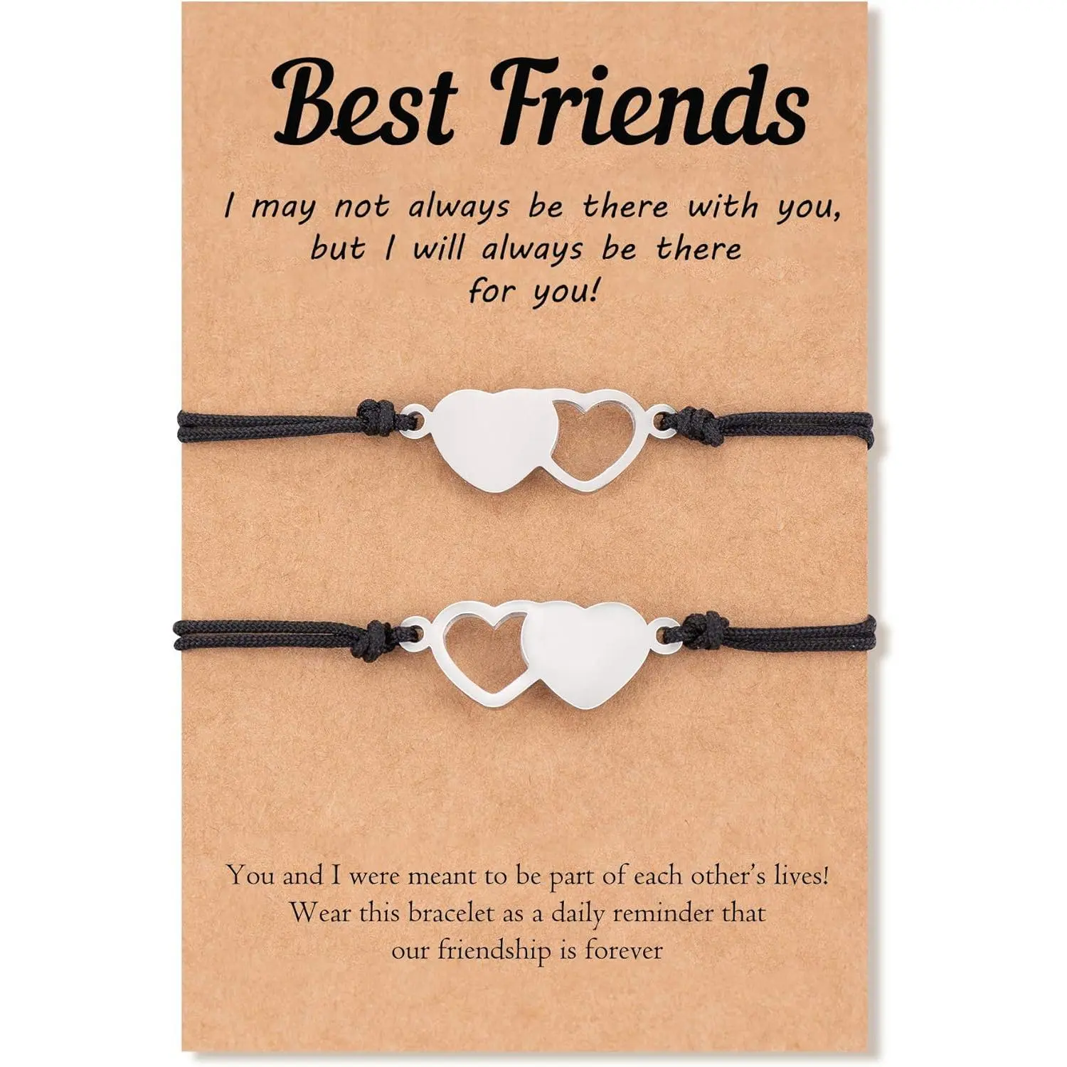 2/3/4/5/6 Pcs   Bracelets Bff Matching Heart Bracelet   Friendship Gifts for Women Friends Girls Teen