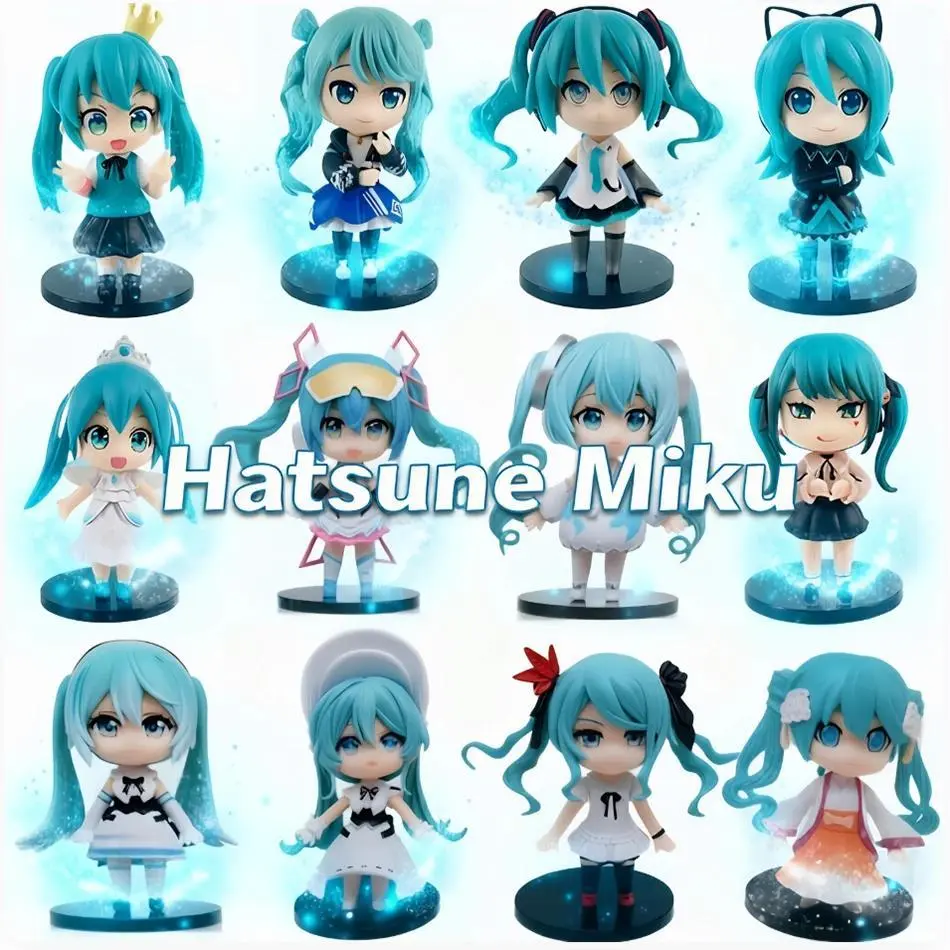 New Model Hatsune Miku Q Version Series Cinnamoroll Piapro First generation Generation kid Toy Collection Gift Birthday Gift
