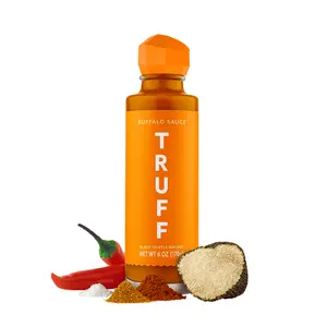 TRUFF Buffalo Sauce, Gourmet Hot Sauce with Red Cayenne Peppers, Black Truffle Oil, Agave Nectar, Unique Flavor Experience in a Bottle, 6 oz.