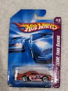 2007 Hot Wheels Team: Ford Racing #3 of 4 Mustang Cobra Red #43 NEW
